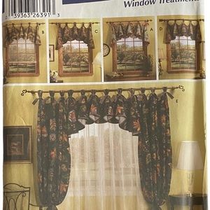 Vintage Simplicity 5696 Easy! Can Tops Window Treatments